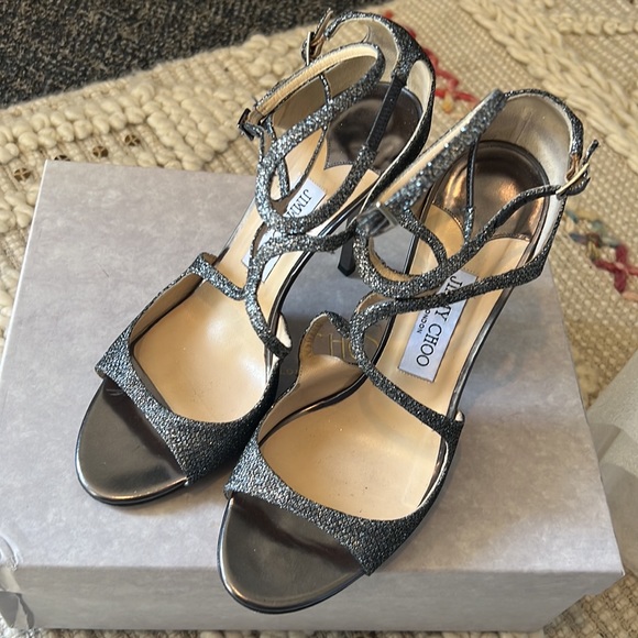 Jimmy Choo Azia glitter high heels size 40 - Picture 4 of 12